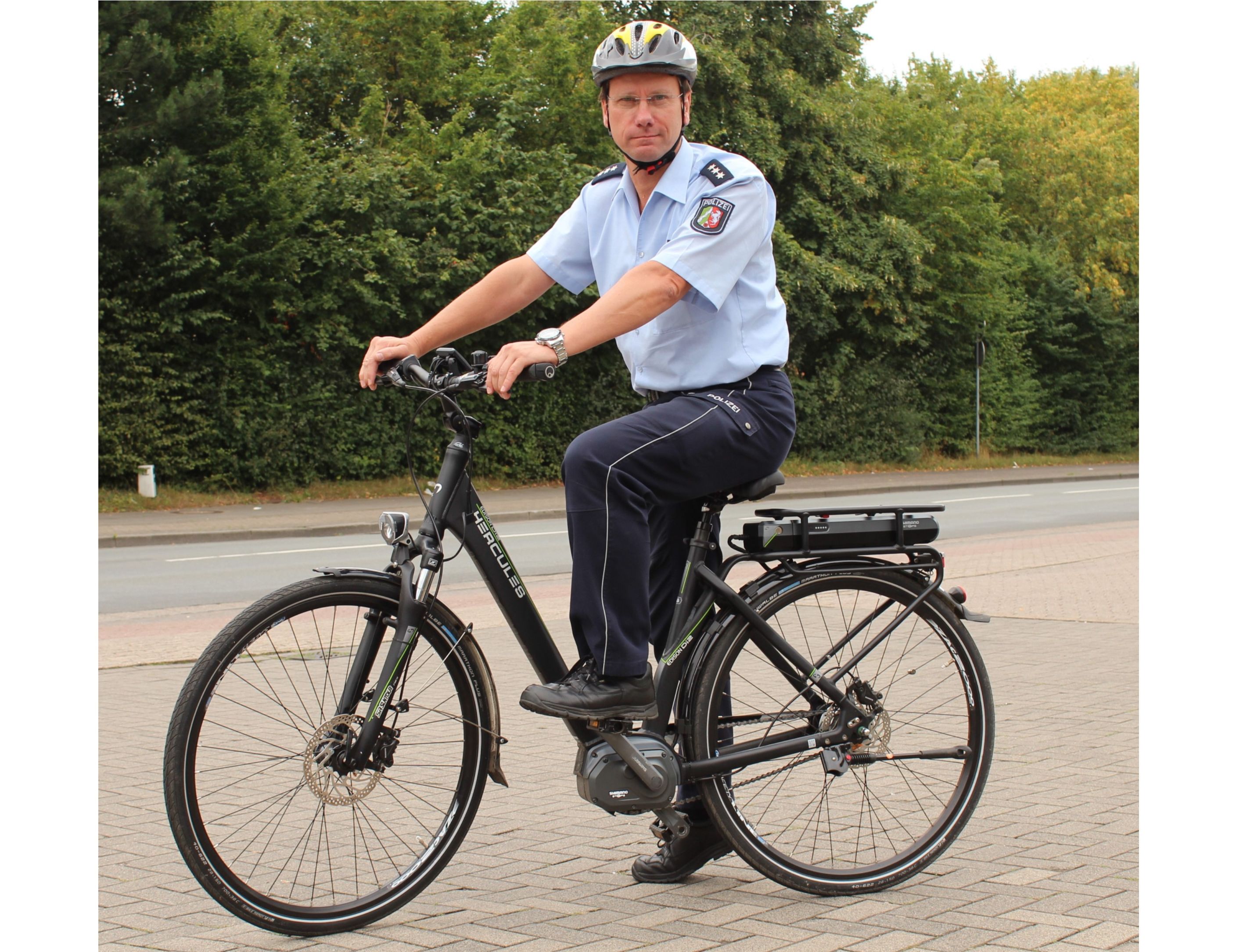 Bild zeigt Pedelec–Fahrer